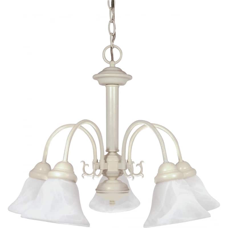 Nuvo Lighting Ballerina 5-light Chandelier - Width 24.00", Height 18" - Width 24.00", Height 18"