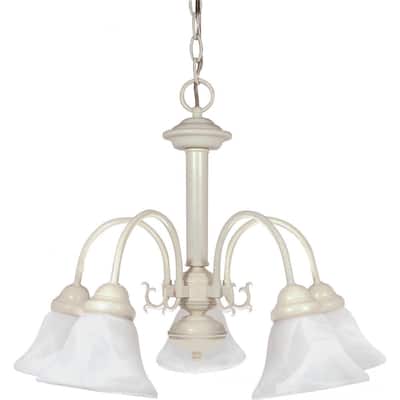 Nuvo Lighting Ballerina 5-light Chandelier - Width 24.00", Height 18" - Width 24.00", Height 18"