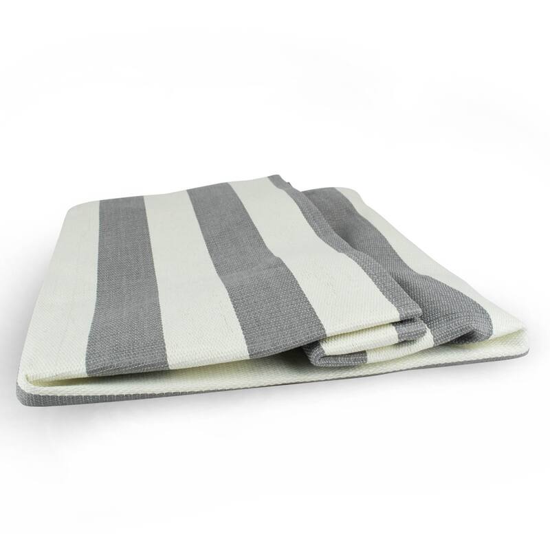 DII Striped Decorative Storage Bin