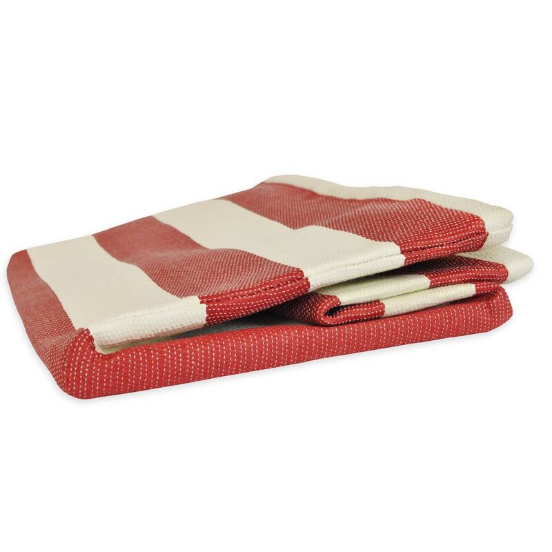 DII Striped Decorative Storage Bin
