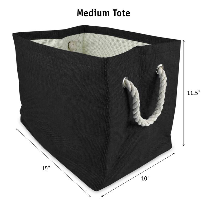 DII Striped Decorative Storage Bin