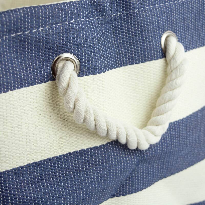 DII Striped Decorative Storage Bin