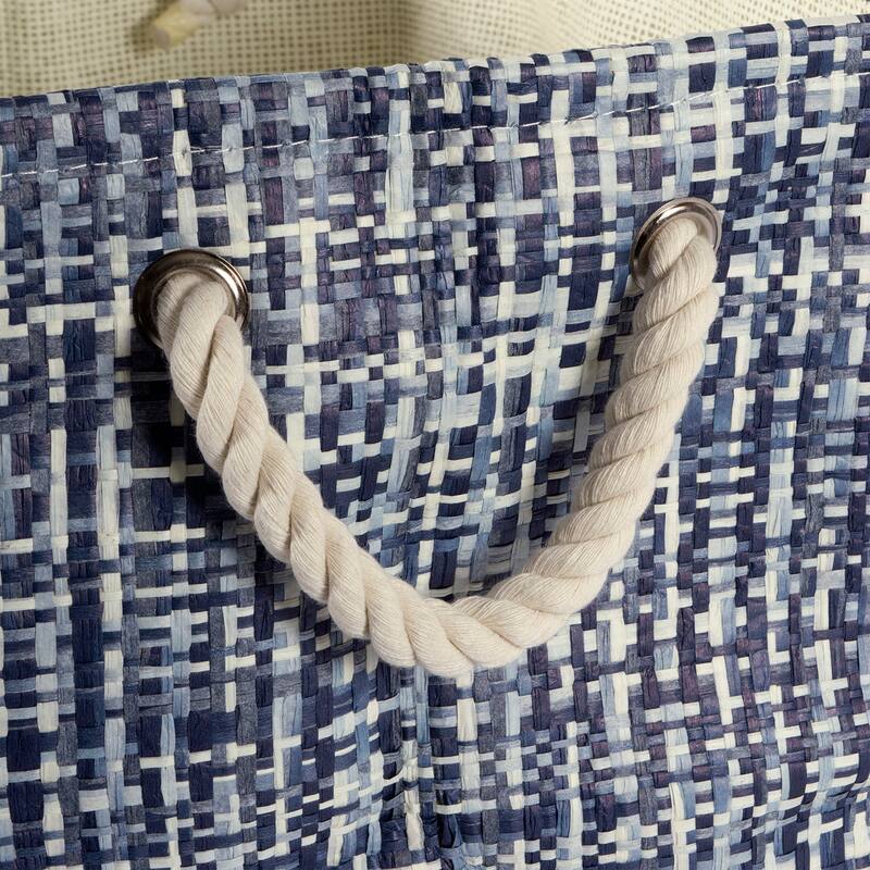 DII Striped Decorative Storage Bin
