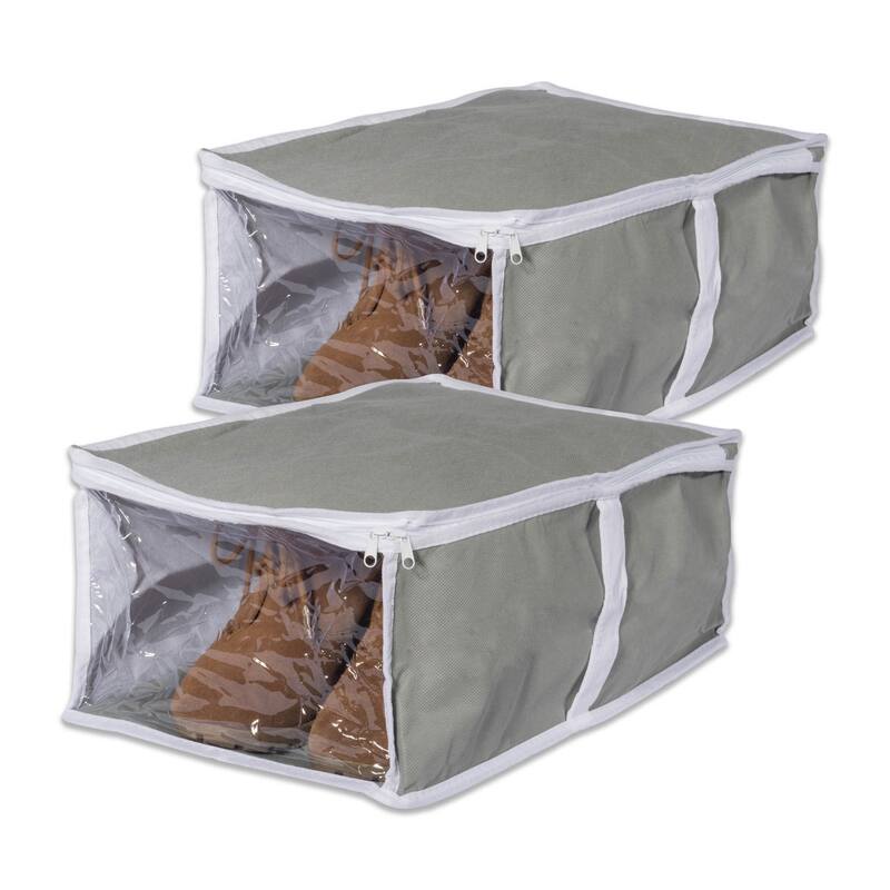 DII Damask Soft Storage Bins (Set of 2)