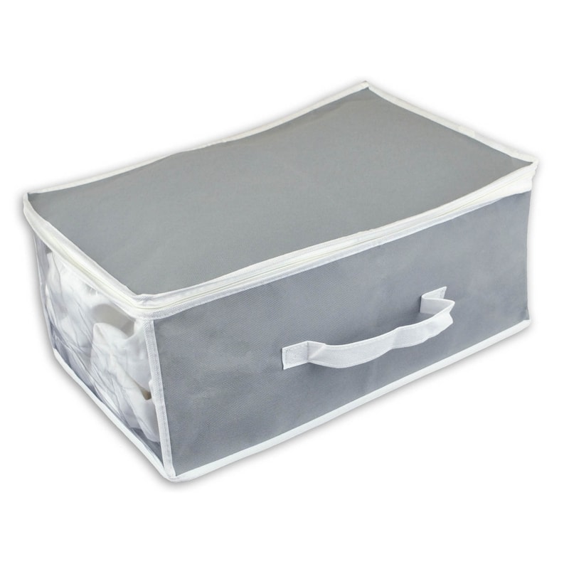 DII Damask Soft Storage Bins (Set of 2)