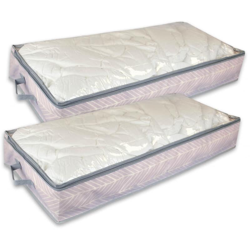 DII Damask Soft Storage Bins (Set of 2)