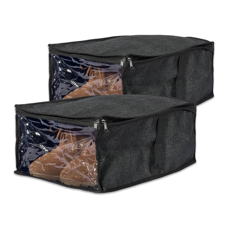 DII Damask Soft Storage Bins (Set of 2)