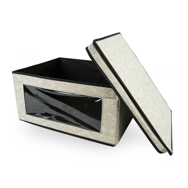 DII Damask Sweater Closet Storage Bin