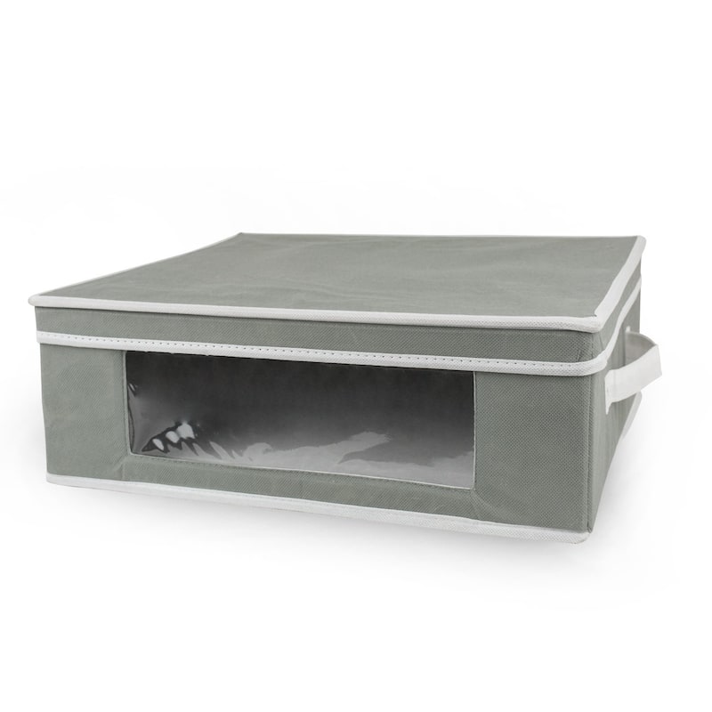 DII Damask Sweater Closet Storage Bin - Gray