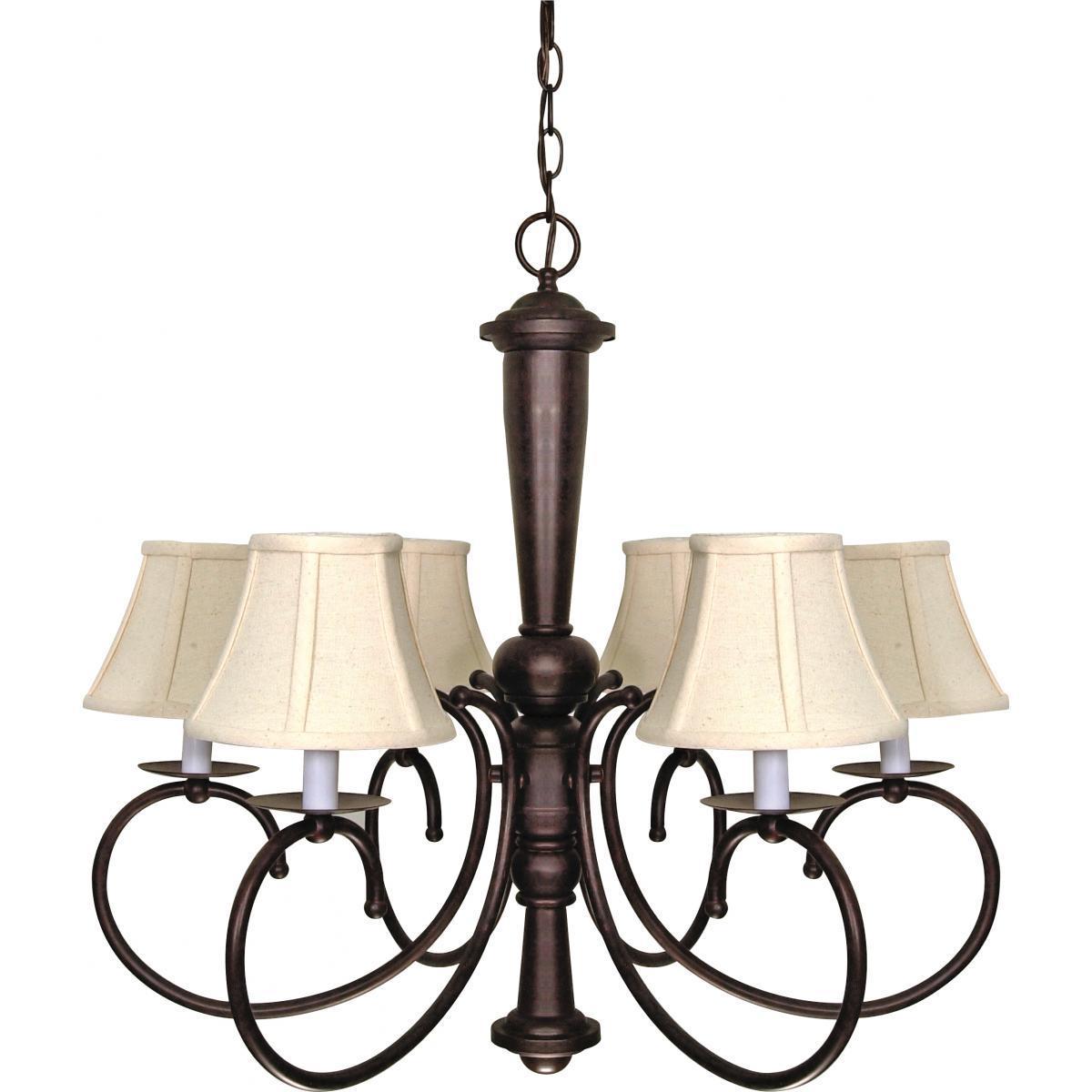 Mericana 6 Light Chandelier (Old Bronze) - Chandeliers For Bedrooms by Overstock.com