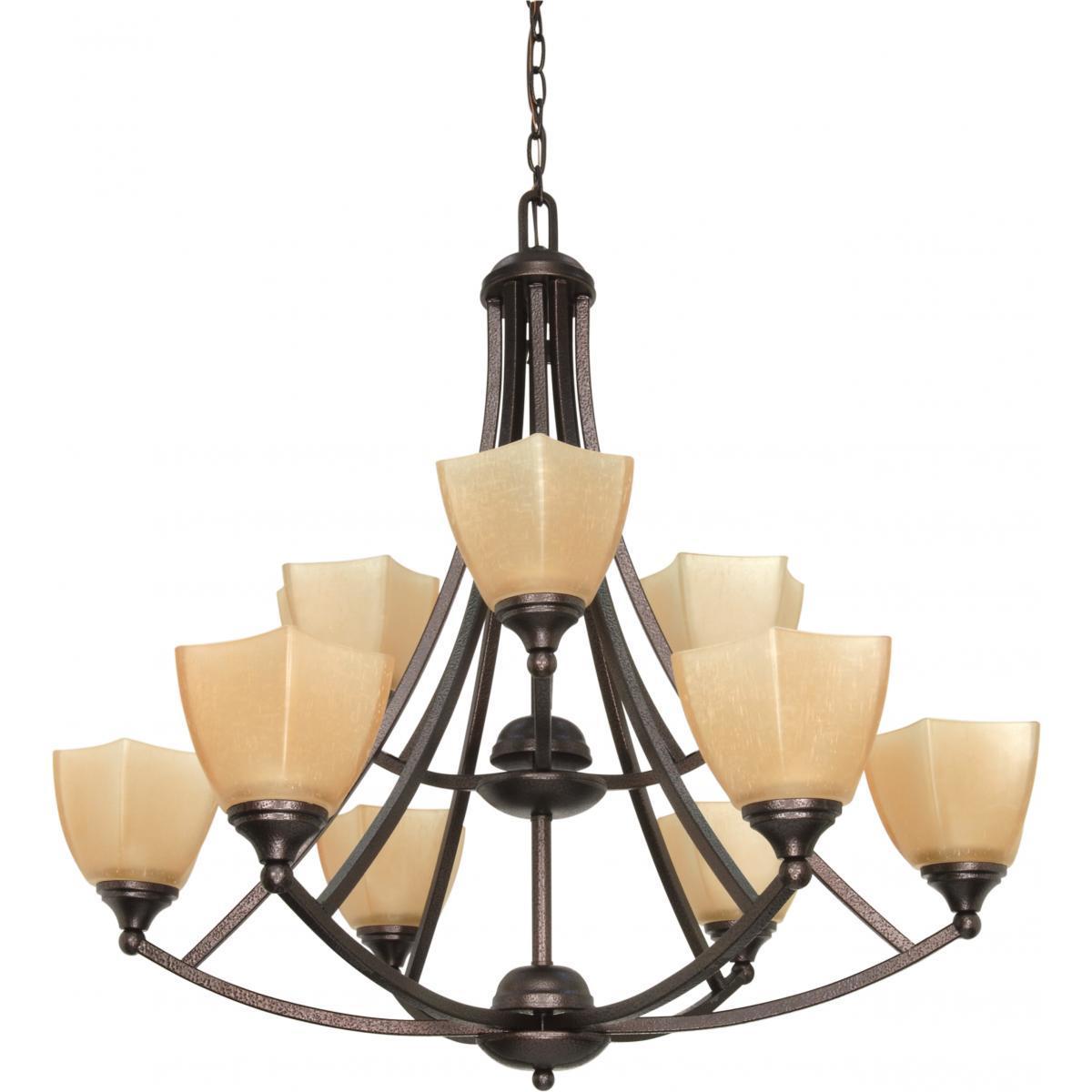 Normandy 9 Light Chandelier (Copper Bronze) - Chandeliers For Bedrooms by Overstock.com