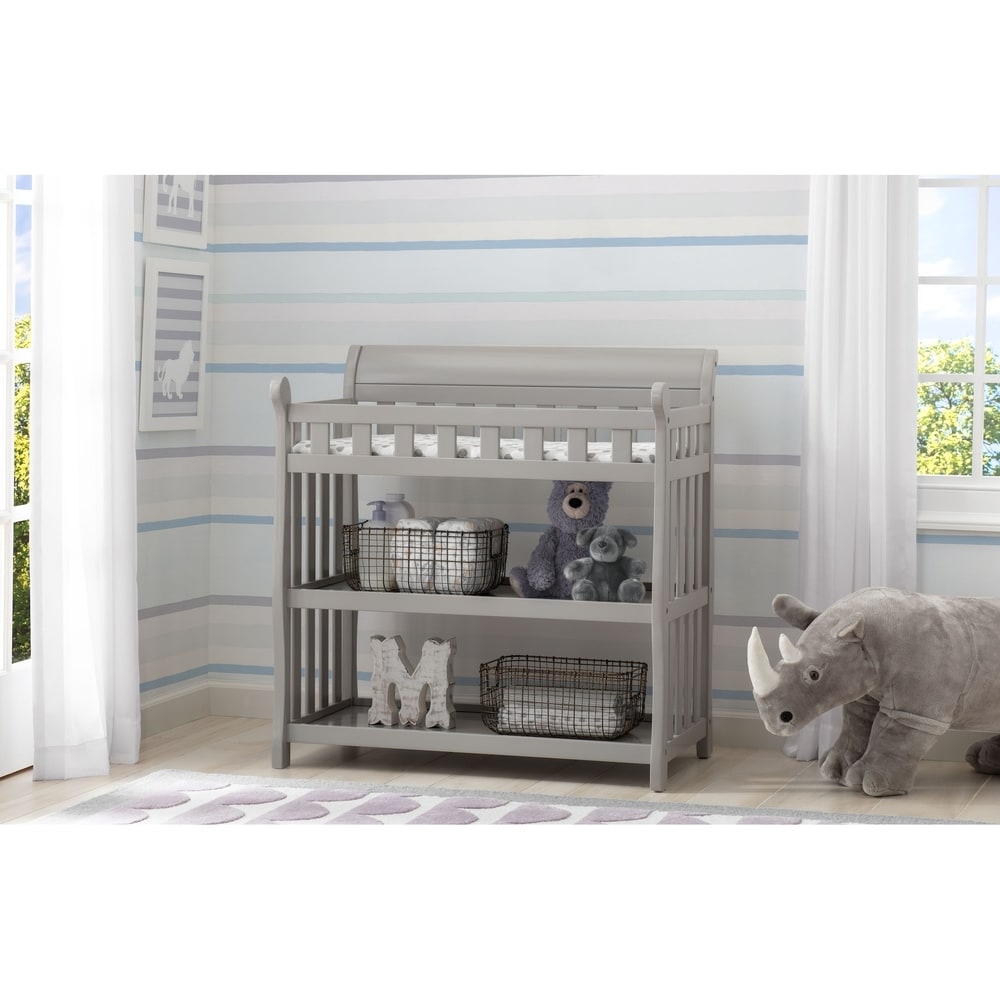 delta changing table grey