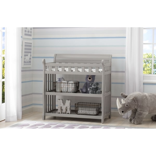 delta gray changing table