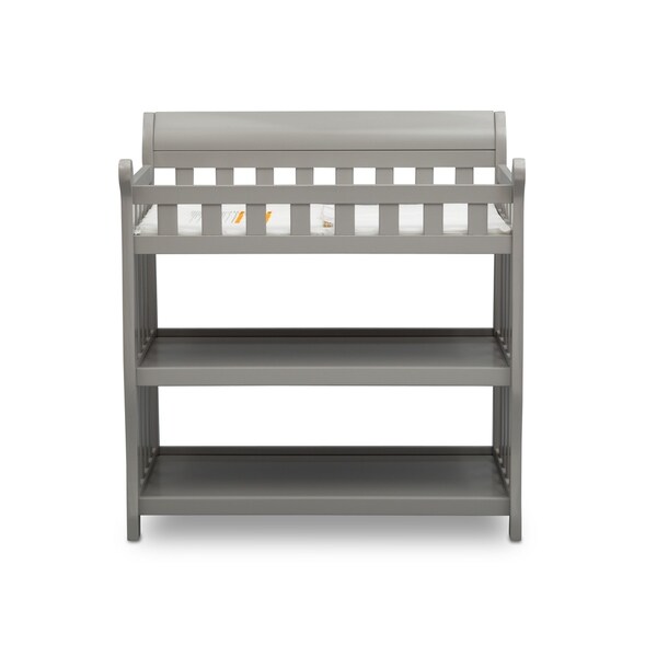 delta gray changing table