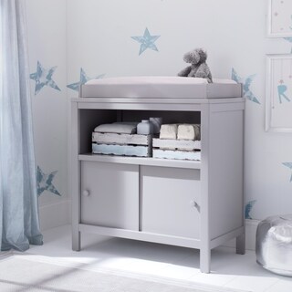 delta changing table grey
