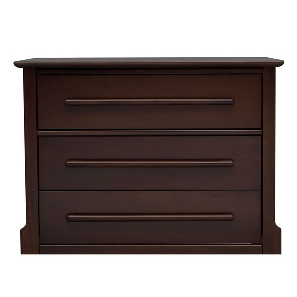 serta mid century modern 3 drawer dresser with changing top