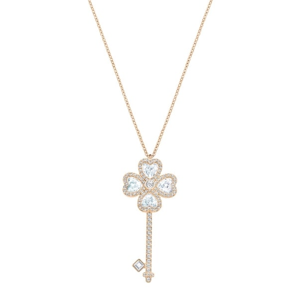 swarovski key pendant necklace