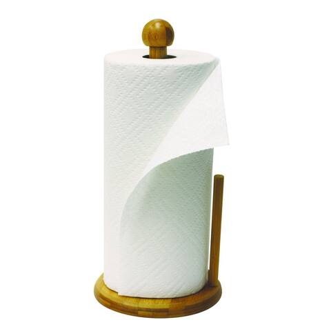 Sweet Home Collection Bamboo Paper Towel Holder (13.5"x6.5")