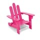 preview thumbnail 2 of 0, Kids Adirondack Outdoor Chair Pink