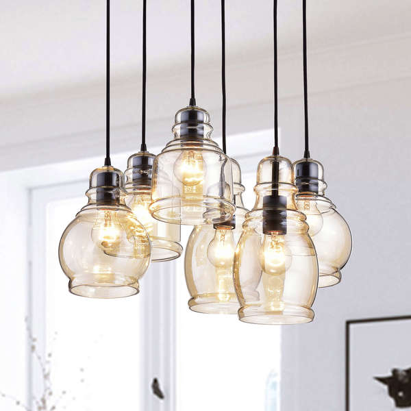 Mariana Cognac Gl Antique Black Rectangular Base 6 Light Mariana Cognac Gl Antique Black