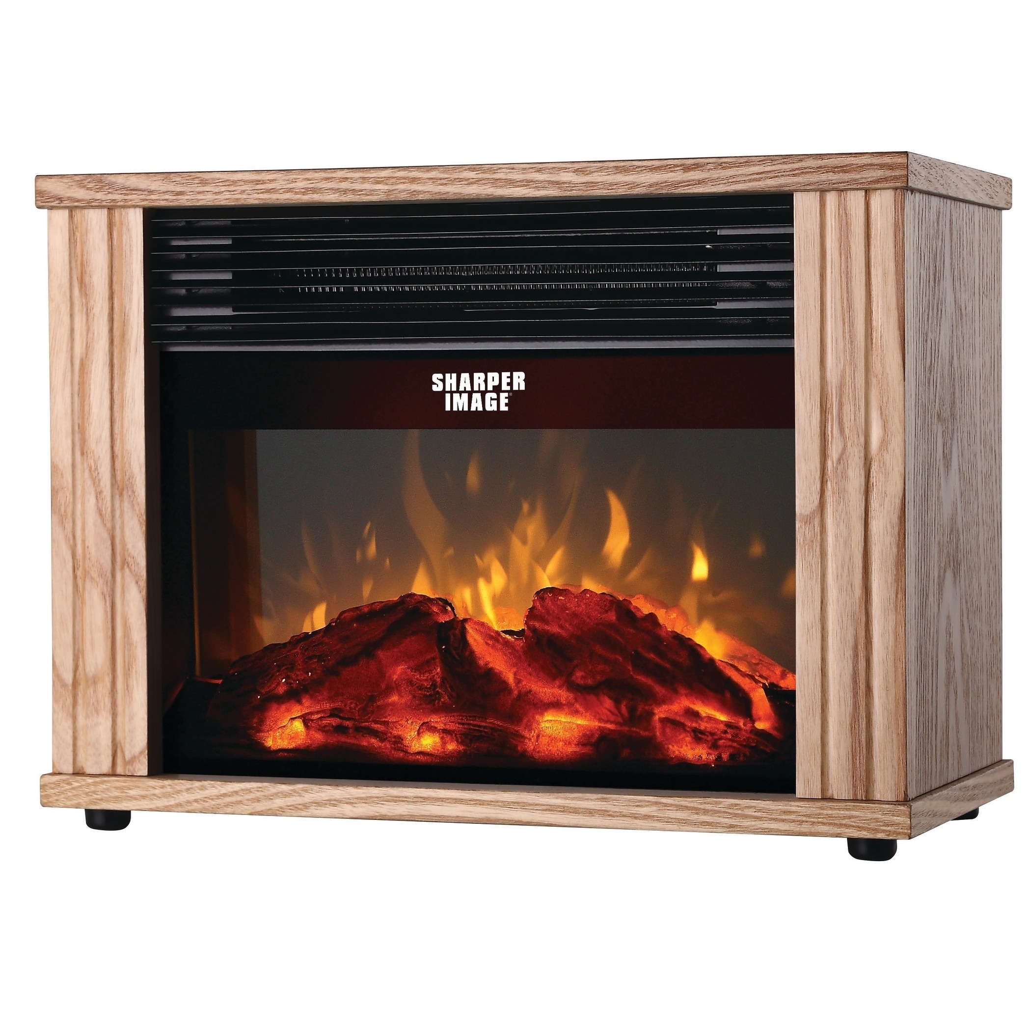 Shop Sharper Image Electronic Fireplace Heater Overstock 17156412