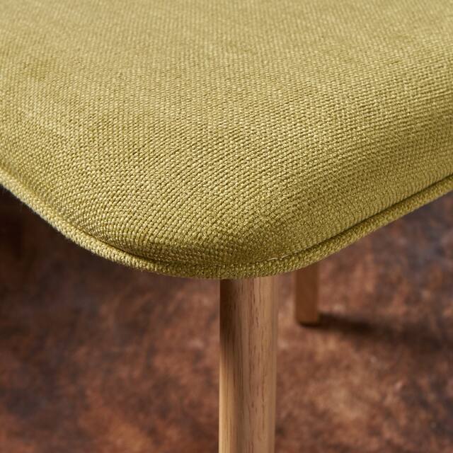 Chazz Mid Century Fabric Dining Chairs (Set of 2) by Christopher Knight Home