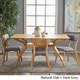 preview thumbnail 8 of 6, Nissie Mid-Century 5-piece Wood Rectangle Dining Set by Christopher Knight Home