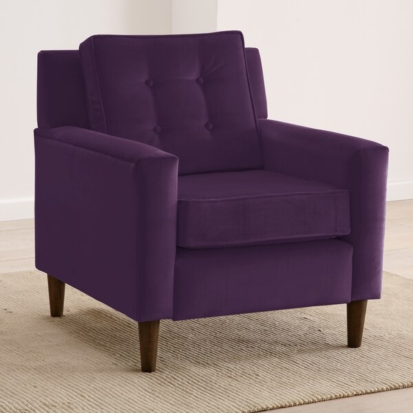 Shop Skyline Furniture Custom Accent Chair in Velvet ...
