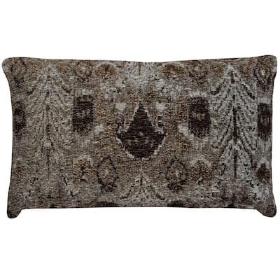 HERAT ORIENTAL Handmade Chenille Ikat Throw Pillow