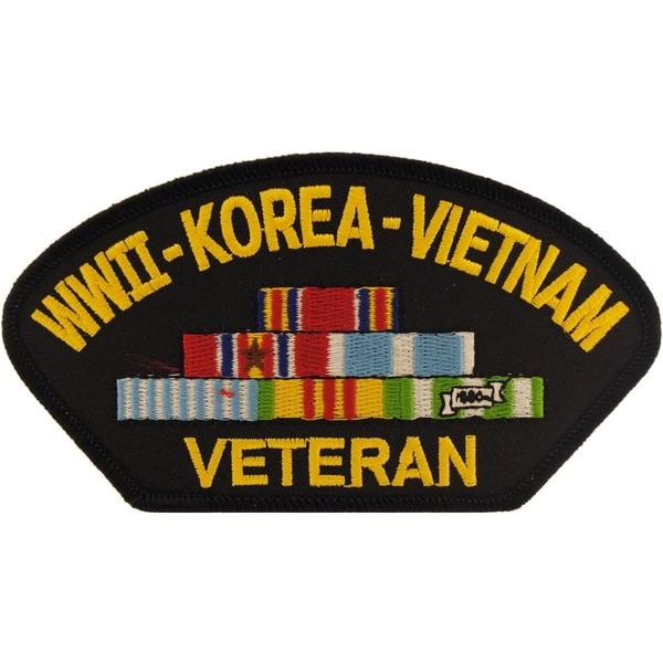 World War II Korea Vietnam Veteran Patch