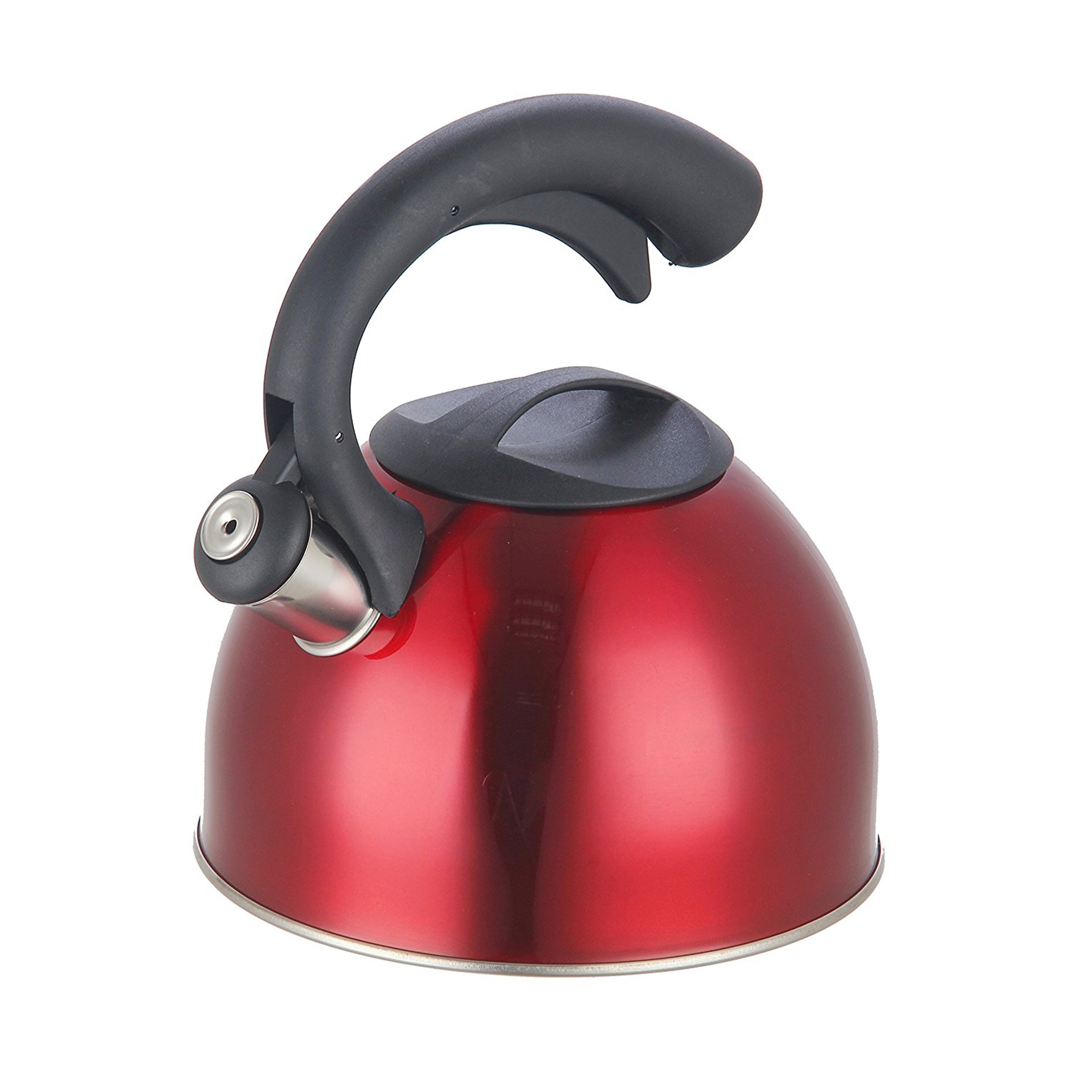 Poliviar Tea Kettle 2.1 qt. Whistling Food Grade Stainless Steel Stove -  7.87x7.87x7.68 - Bed Bath & Beyond - 34116520