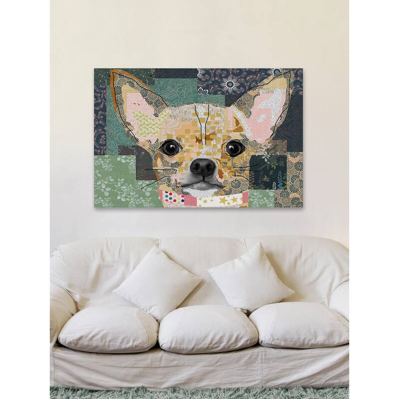 'Being Foxy' Painting Print on Wrapped Canvas - Multi-Color