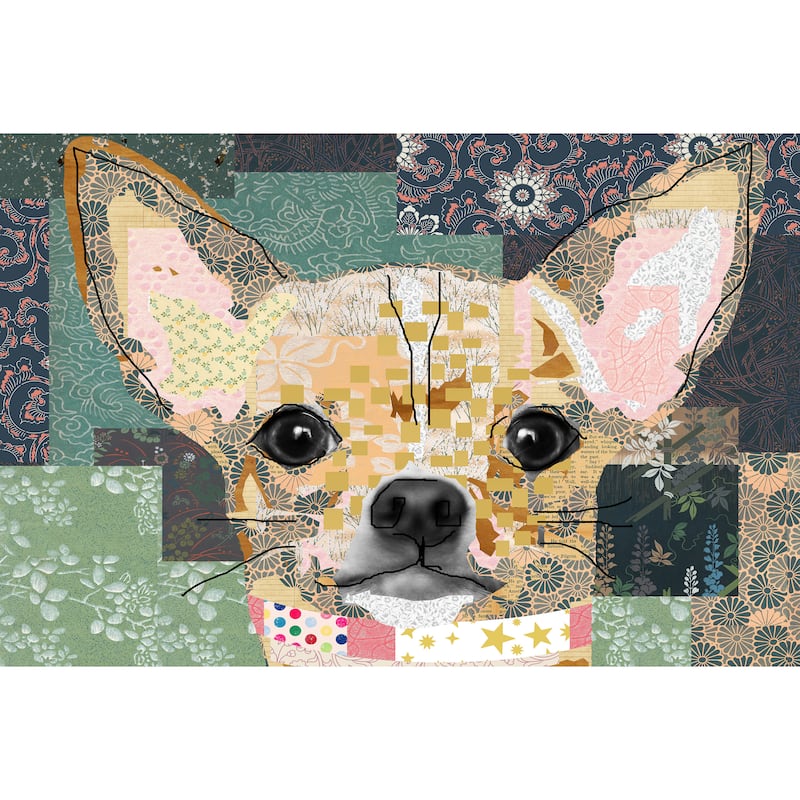 'Being Foxy' Painting Print on Wrapped Canvas - Multi-Color