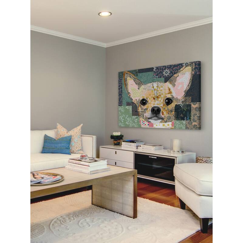 'Being Foxy' Painting Print on Wrapped Canvas - Multi-Color