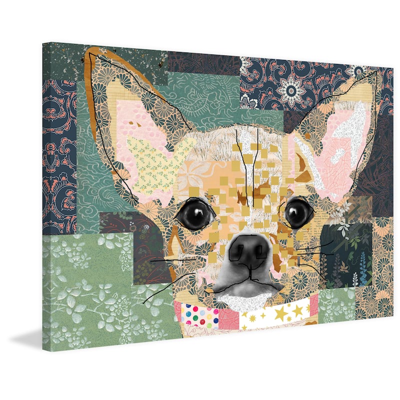 'Being Foxy' Painting Print on Wrapped Canvas - Multi-Color