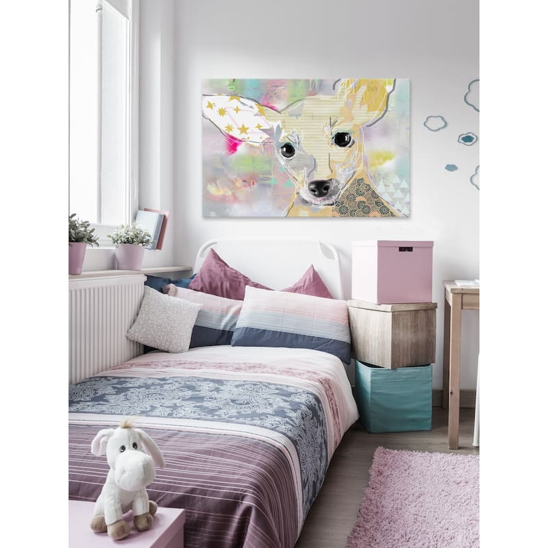'Mirame' Painting Print on Wrapped Canvas - Multi-Color