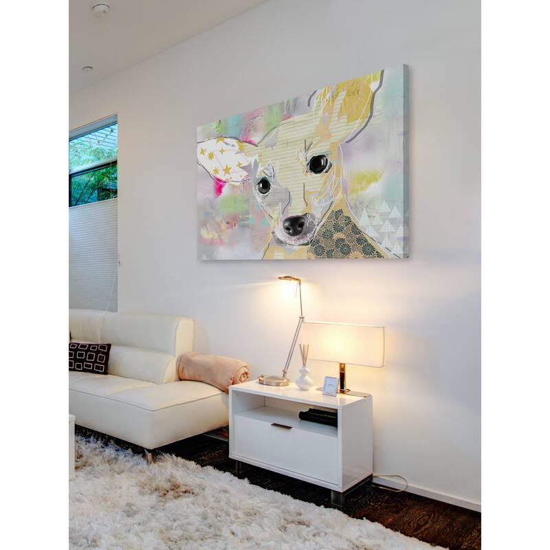 'Mirame' Painting Print on Wrapped Canvas - Multi-Color