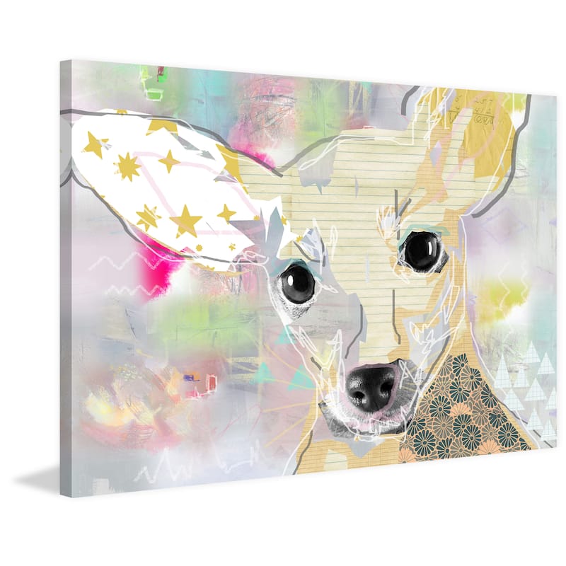 'Mirame' Painting Print on Wrapped Canvas - Multi-Color