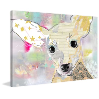 'Mirame' Painting Print on Wrapped Canvas - Multi-Color