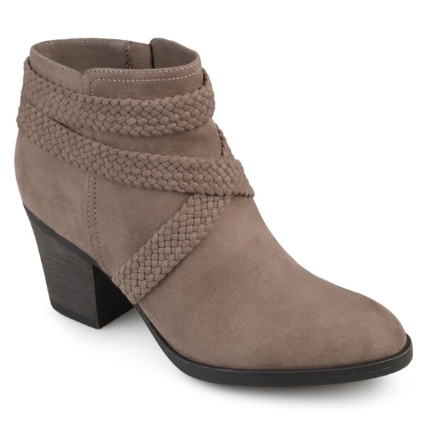 journee collection strap bootie