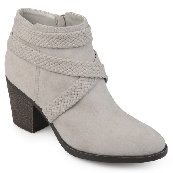 journee collection strap bootie