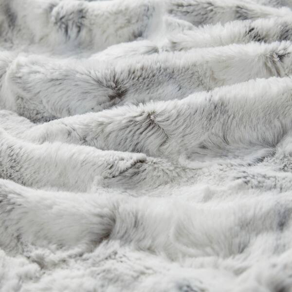 Madison Park Aina Oversized Faux Fur Marble Printed Knitted Throw On Sale Overstock 17163674