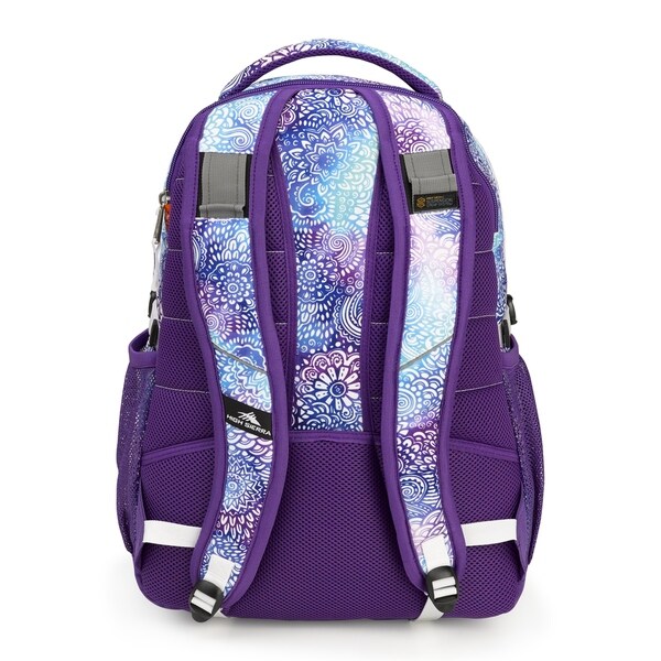 purple flower backpack