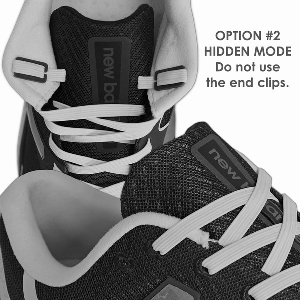 Xpand No Tie Shoelaces System with Elastic Laces One Size Fits All Adult Black
