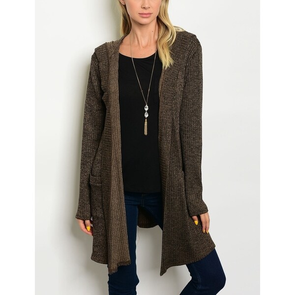 hooded knitted cardigan womens