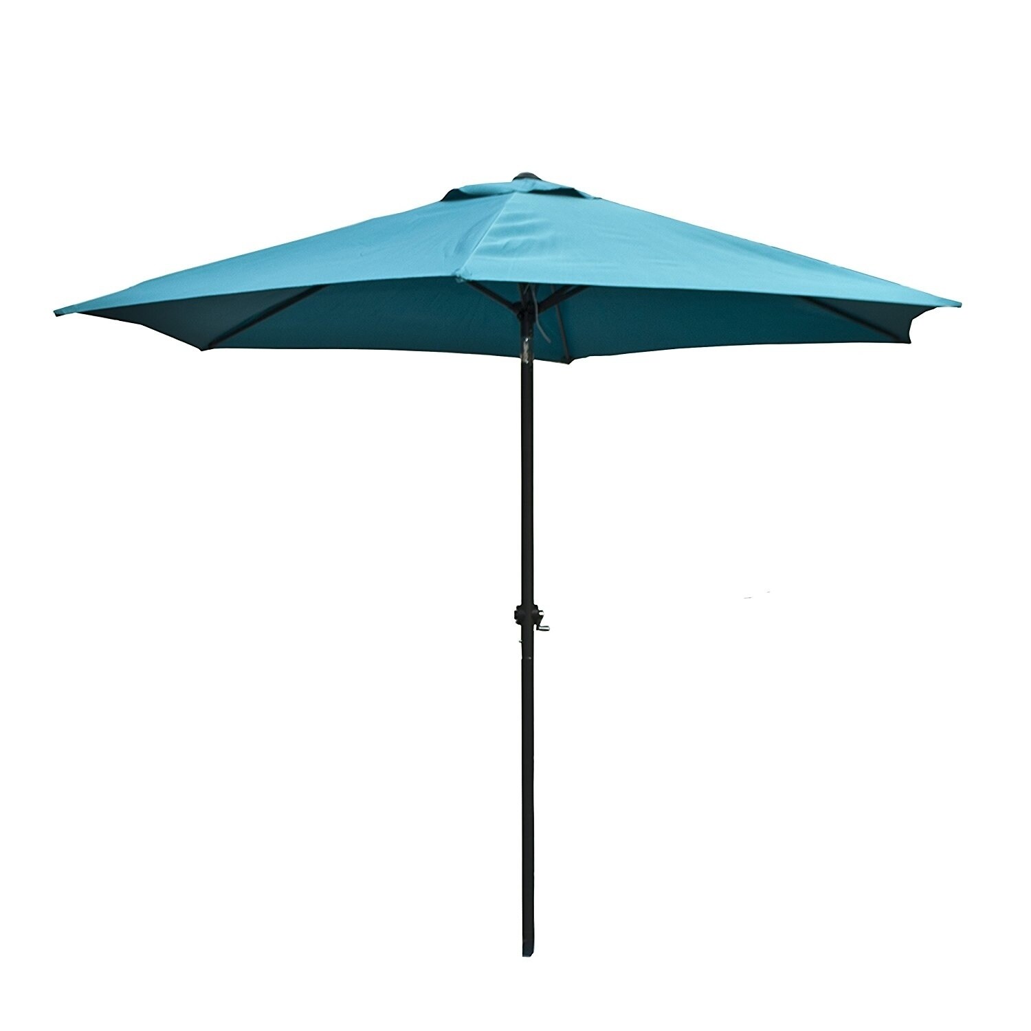 Shop Aleko 9 Feet Outdoor Garden Patio Steel Umbrella Turquoise Blue Color Overstock 17166665