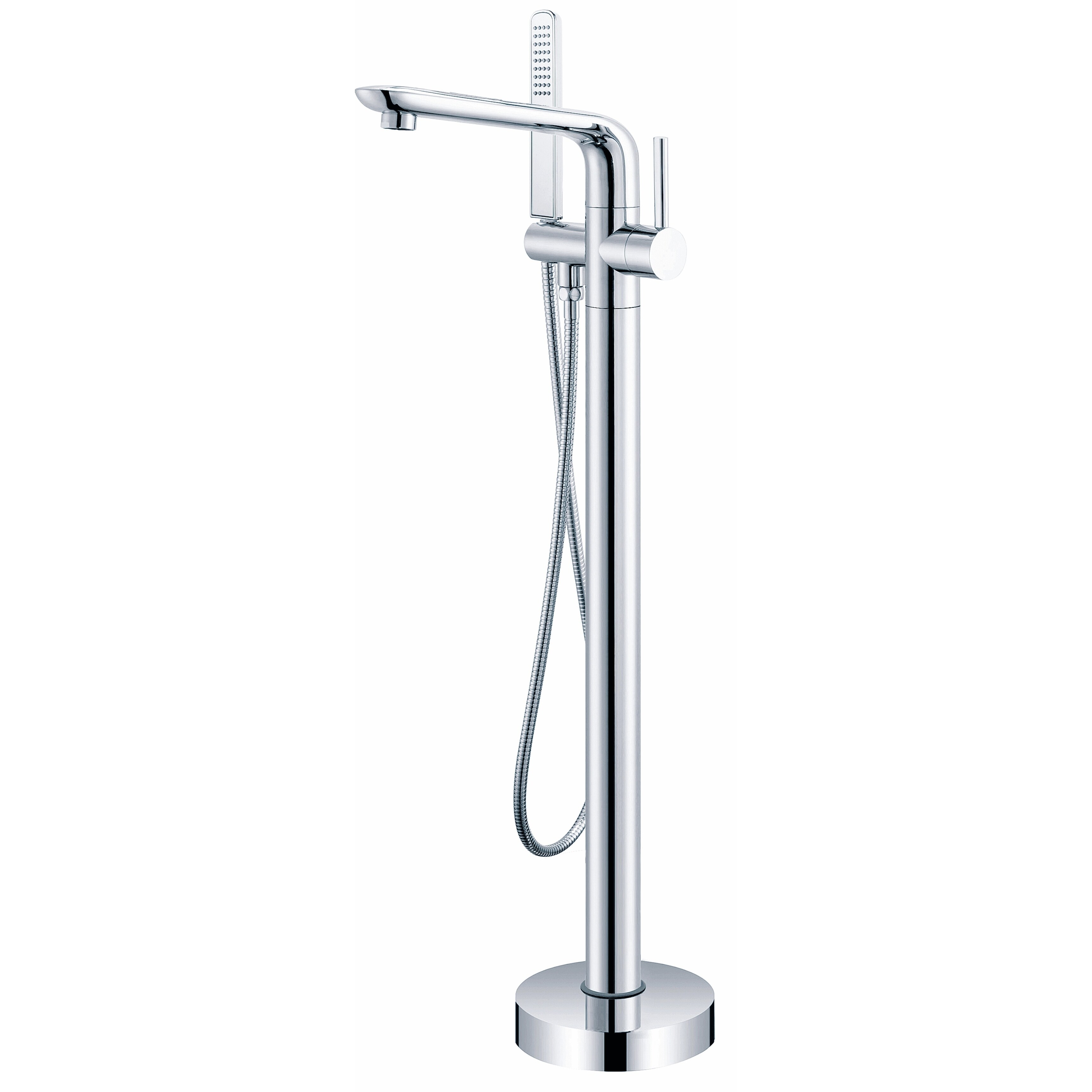 Shop Ariel Single Handle Freestanding Roman Tub Faucet With Hand
