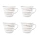 preview thumbnail 6 of 5, Pfaltzgraff Trellis White 16PC Dinnerware Set, Service for 4