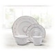 preview thumbnail 7 of 5, Pfaltzgraff Trellis White 16PC Dinnerware Set, Service for 4