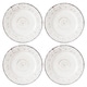 preview thumbnail 3 of 5, Pfaltzgraff Trellis White 16PC Dinnerware Set, Service for 4